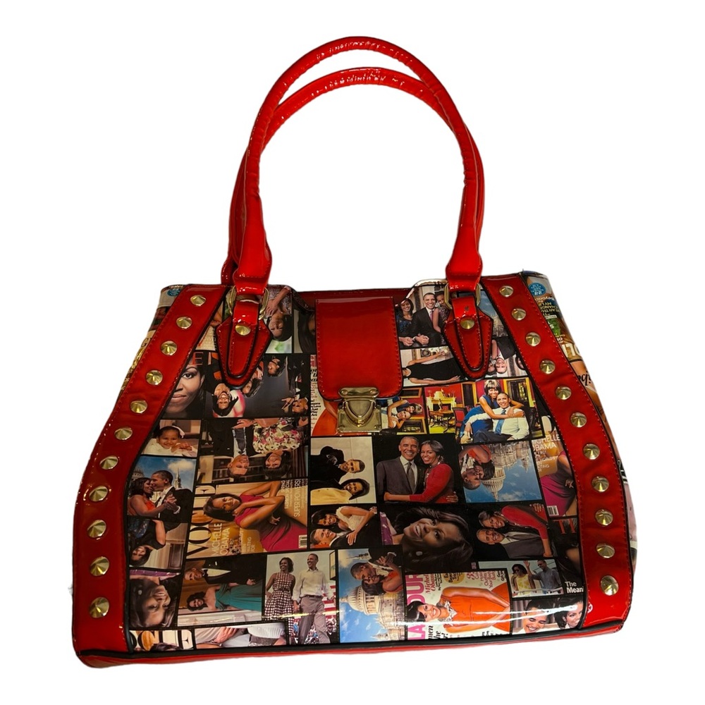Michelle Obama Magazine Imagery Handbag